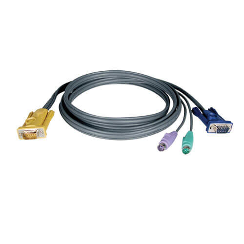 Tripp Lite series PS/2 (3-in-1) Cable Kit for NetDirector KVM Switch B020-Series and KVM B022-Series, 15 ft. (4.57 m)