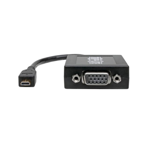 31babca31c67f22f72dee94042c62764 Tripp Lite series Micro HDMI to VGA Adapter Video Converter with Audio for Smartphones/Tablets/Ultrabooks, (M/F), 6-in. (15.24 cm)