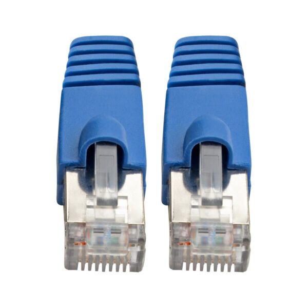 Tripp Lite series Cat6a 10G Snagless Shielded STP Ethernet Cable (RJ45 M/M), PoE, Blue, 14 ft. (4.27 m)