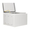 Tripp Lite series SmartRack Outdoor Industrial Enclosure with Lock - NEMA 4, Surface Mount, Metal Construction, 14 x 14 x 6 in., Gray