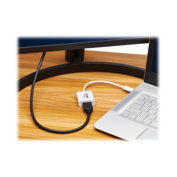 323781bedcf63d6ed38189c16b1bec66 Tripp Lite series USB-C to HDMI Adapter (M/F) - 8K 60 Hz, HDR, 4:4:4, HDCP 2.3, White