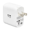 324cf00bd85b49b2bb5fa9d9f71b4589 Tripp Lite series Compact USB-C Wall Charger - GaN Technology, 65W PD Charging, White