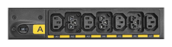 Eaton Universal-Input Managed PDU G4, 208V and 415/240V, 42 Outlets, Input Cable Sold Separately, End-Entry Input, 72-Inch 0U Vertical