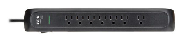 3271f88084581e96a1753dac27e30df9 Tripp Lite series Protect It! 7-Outlet Surge Protector - 5-15R Outlets, 1500 Joules, 6 ft. (1.8 m) Cord, Black