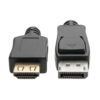 Tripp Lite series DisplayPort to HDMI over Cat5/6 Active Extender Kit, Pigtail Transmitter/Receiver for Video/Audio, 150 ft. (45 m), TAA