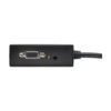 Tripp Lite series HDMI to VGA and Audio Adapter, 6 in. (15.2 cm), Black, TAA