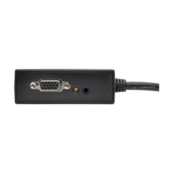 Tripp Lite series HDMI to VGA and Audio Adapter, 6 in. (15.2 cm), Black, TAA