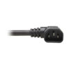 32b57f929c727a725143d64b72ee2f12 Tripp Lite series Heavy-Duty PDU Power Cord, C13 to Right-Angle C14 - 15A, 250V, 14 AWG, 6 ft. (1.83 m), Black