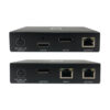 Tripp Lite series DisplayPort over Cat6 Extender Kit, Transmitter and Receiver with Repeater, 4K, 4:4:4, PoC, 230 ft. (70.1 m), TAA