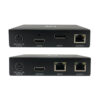 Tripp Lite series DisplayPort to HDMI over Cat6 Extender Kit, Transmitter/Transceiver - 4K 60 Hz, HDR, 4:4:4, PoC, 230 ft. (70.1 m), TAA