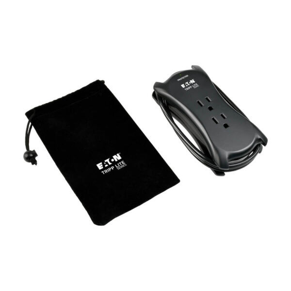 33a7bd171952eea5e7d4f9f2f18e573c Tripp Lite series Protect It! 3-Outlet Travel-Size Surge Protector - 5-15R Outlets, 2 USB Ports, 5-15P Input, 1050 Joules, Black