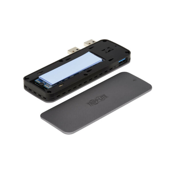 Tripp Lite series M.2 SSD Enclosure for PlayStation 5 - USB 3.2 Gen 2, PCIe and NVMe, Aluminum Housing