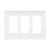 33b526138f08d54710b051c0795de5c5 Tripp Lite series Triple-Gang Faceplate, Decora Style - Vertical, White, TAA
