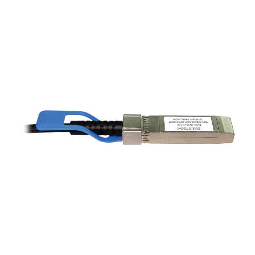 Tripp Lite series SFP28 to SFP28 25GbE Passive Twinax Copper Cable (M/M), SFP-H25G-CU2M Compatible, Black, 2 m (6.6 ft.)