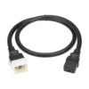 Tripp Lite series PDU Power Cords, C19 to P-Lock C20 - Heavy-Duty, 20A, 250V, 12 AWG, 4 ft. (1.2 m), Black, 6 Pack