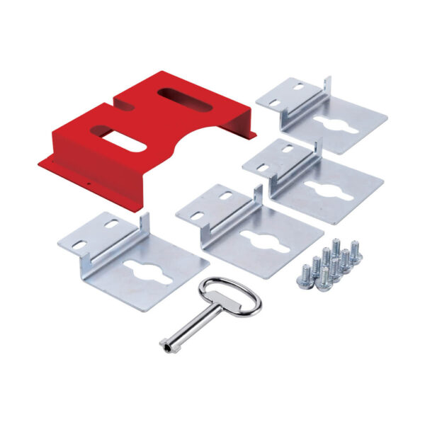 Tripp Lite series SmartRack Outdoor Industrial Enclosure with Lock - NEMA 4, Surface Mount, Metal Construction, 12 x 12 x 10 in., Red
