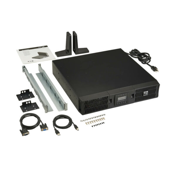 Tripp Lite SmartOnline 750VA 675W 120V Double-Conversion Sine Wave UPS - 8 Outlets, Extended Run, LCD, USB, DB9, 2U Rack/Tower - SU750RTXLCD2U