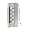 Tripp Lite series Cat6a STP Patch Panel, 8 Ports, DIN Rail or Wall Mount, TAA