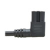 3447a4ec0b8a33fa9998442180038c27 Tripp Lite series Power Cord, NEMA 5-15P to Right-Angle C15 - Heavy-Duty, 15A, 125V, 14 AWG, 8 ft. (2.43 m), Black
