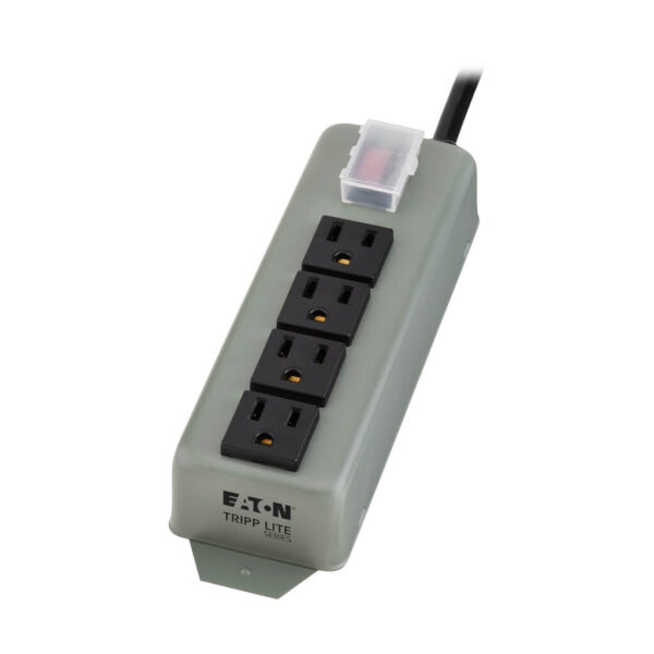 3450a4a2dbb7c8394dc7ab104bc01697 Tripp Lite series Industrial Power Strip, 4-Outlet, 6 ft. (1.8 m) Cord, Locking Switch Cover