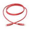 Tripp Lite series Cat6 Gigabit Molded (UTP) Ethernet Cable (RJ45 M/M), PoE, Red, 5 ft. (1.52 m)