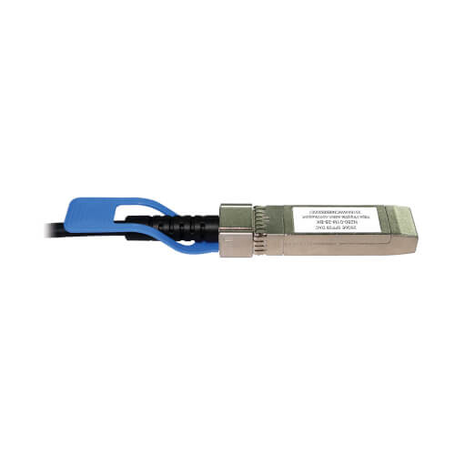 34fd08c63bed0a4f976f63e47cf20ae5 Tripp Lite series SFP28 to SFP28 25GbE Passive Twinax Copper Cable (M/M), SFP-H25G-CU1M Compatible, Black, 1 m (3.3 ft.)