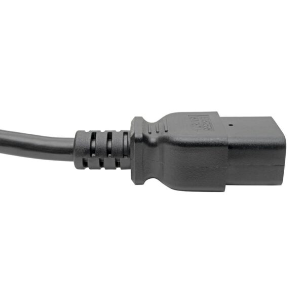 Tripp Lite series Power Cord, C19 to C14 - Heavy-Duty, 15A, 250V, 14 AWG, 6 ft. (1.83 m), Black