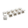 3593bddfcc0e475922bb4dba13110b92 Tripp Lite series Snap-In Blank Keystone Jack Insert, White, 10 Pack, TAA
