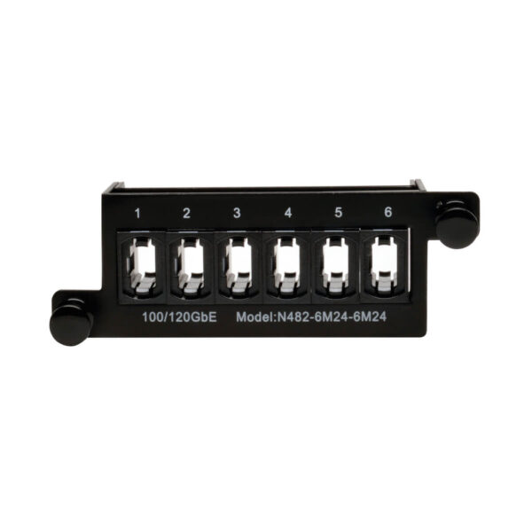 35b0657ae944821438cc8e941eb080ed Tripp Lite series 100Gb/120Gb Pass-Through Cassette - (x6) 24-Fiber MTP/MPO ( Female )