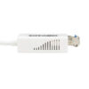 Tripp Lite series USB 3.0 Multimode Fiber Optic Transceiver Ethernet Adapter, 10/100/1000 Mbps, 1310nm, 550m, LC