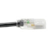 Tripp Lite series Hospital-Grade Power Cord, NEMA 5-15P to C13 - Green Dot, 13A, 125V, 16 AWG, 6 ft. (1.83 m), Clear Plugs