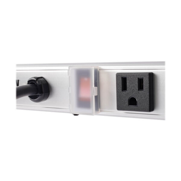 35c05efbca8bfa770e45aeb69ecb6c73 Tripp Lite series 8 Right-Angle Outlet Vertical Power Strip, 120V, 15A, 15 ft. (4.57 m) Cord, 5-15P, 24 in.