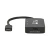Tripp Lite series USB-C Multiport Adapter - HDMI 4K 60 Hz, 4:4:4, HDR, USB 3.x (5Gbps) Hub Ports, 100W PD Charging, Black