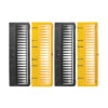 35e16e894438459b544f7d6e9a185f38 Tripp Lite series High-Capacity Vertical Cable Manager - Deep Double Finger Duct with Cover, Double Sided, 6 in. Wide, Yellow/Black, 7 ft. (2.2 m)