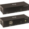 Tripp Lite series DisplayPort over Cat6 Extender Kit, Transmitter/Receiver, 4K 60 Hz, 4:4:4, Power over Cable, 230 ft. (70 m), TAA