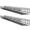 Tripp Lite series Wire Mesh Cable Tray - 150 x 100 x 1500 mm (6 in. x 4 in. x 5 ft.), 2-Pack