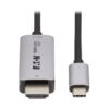 Tripp Lite series USB-C to HDMI Active Adapter Cable (M/M) - 8K 60 Hz, 4K 144 Hz, HDR, 4:4:4, HDCP 2.3, Black, 3 ft. (0.9 m)