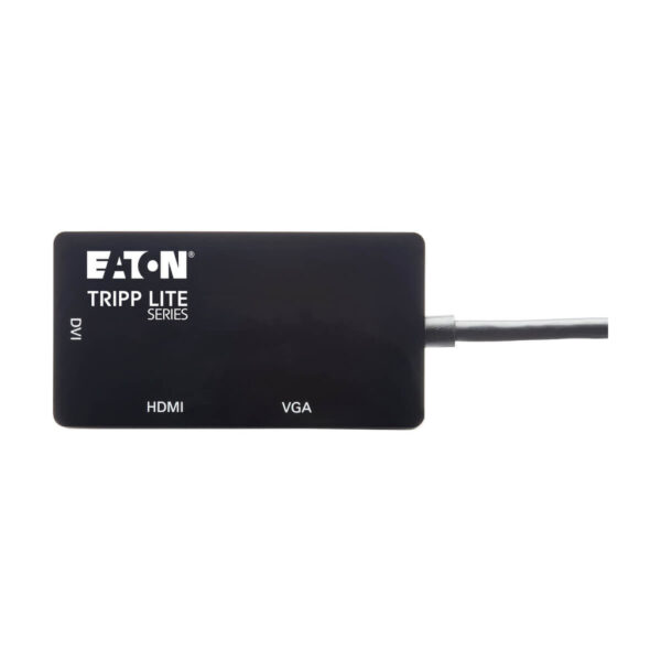36846869d247a9b36e29498911343e54 Tripp Lite series DisplayPort to VGA/DVI/HDMI All-in-One Converter Adapter - 4K 60 Hz HDMI, DP 1.2