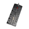 Tripp Lite series Protect It! 12-Outlet Surge Protector, 8 ft. (2.43 m) Cord, 2880 Joules, Tel/Modem/Coaxial/Ethernet Protection