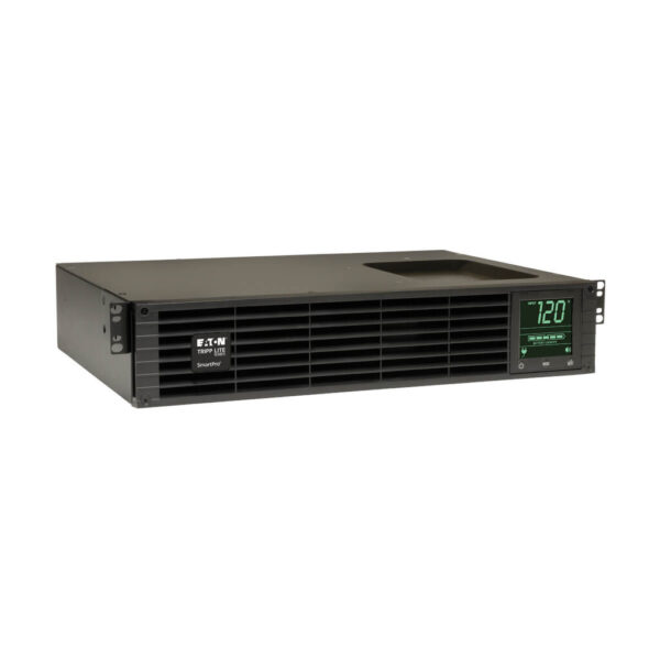 TAA SmartPro 120V 1kVA 800W Line-Interactive Sine Wave UPS, 2U Rack/Tower, Network Card Options, LCD, USB, 6 Outlets