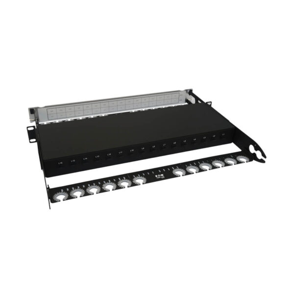 36ca6cd45f91b55ba5c42a0f44d82c2e Tripp Lite series Spine-Leaf MPO Panel with Key-Up to Key-Down MTP/MPO Adapter - 12F MTP/MPO-APC M/M, 8F OS2 Singlemode, 16 x 16 Ports, 1U