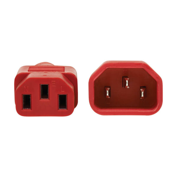 36f441f5f2612020caa4b7e695b4db84 Tripp Lite series PDU Power Cord, C13 to C14 - 10A, 250V, 18 AWG, 4 ft. (1.22 m), Red