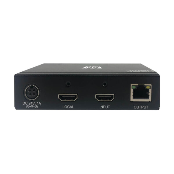 Tripp Lite series HDMI over Cat6 Extender Kit, Transmitter and Pigtail Receiver, 4K 60Hz, 4:4:4, PoC, HDR, HDCP 2.2, 230 ft., TAA