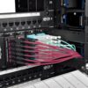 3732becddc5a3feaf0aae46668fdfb4f-1 Tripp Lite MTP/MPO Multimode Base-8 Trunk Cable, 24-Strand, 40GB/100GB, 40/100GBASE-SR4, OM4 Plenum-Rated (3xF/3xF), Magenta, 23 m - N858-23M-3X8-MG