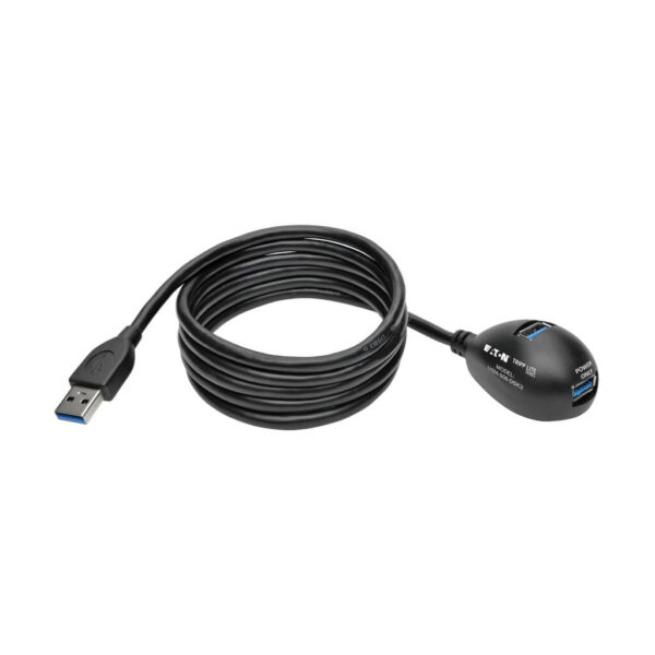 Tripp Lite series 2-Port USB 3.0 SuperSpeed Desktop Extension Cable A (M/2xF), 6 ft. (1.83 m)