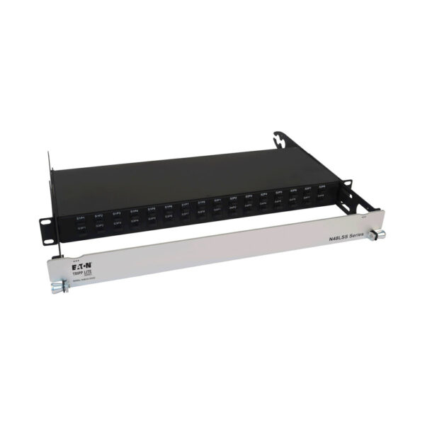 37610af2d92e85ab1f430cf83d129fc6 Tripp Lite series Spine-Leaf MPO Panel with Key-Up to Key-Down MTP/MPO Adapter - 12F MTP/MPO-APC M/M, 8F OS2 Singlemode, 32 x 32 Ports, 1U