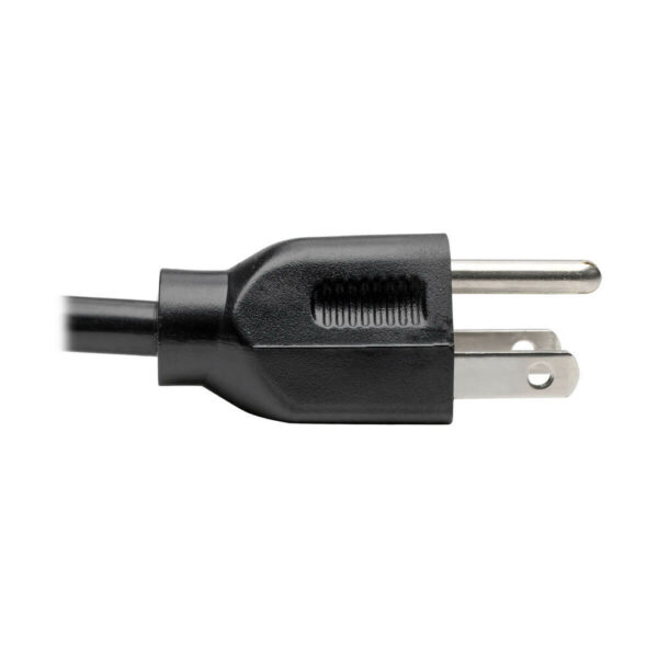 Tripp Lite series Y Splitter Power Cable, NEMA 5-15P to 2x C13 - 10A, 125V, 18 AWG, 1.5 ft. (0.45 m), Black
