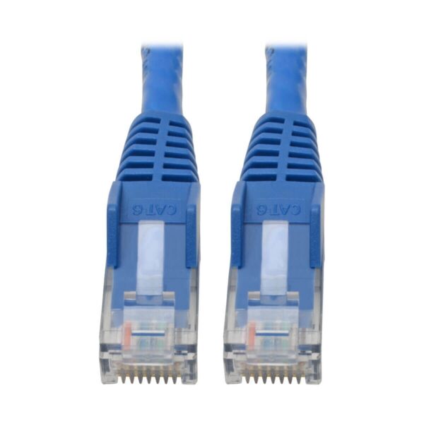 378590bc4a9bce729ceec7b6836ed1b5 Tripp Lite series Cat6 Gigabit Snagless Molded (UTP) Ethernet Cable (RJ45 M/M), PoE, Blue, 6-in. (15.24 cm)
