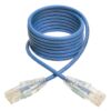 37af1b1e09f3c7fc653c6aacdc82589e Tripp Lite series Cat6 Gigabit Snagless Slim UTP Ethernet Cable (RJ45 M/M), PoE, Blue, 5 ft. (1.52 m)