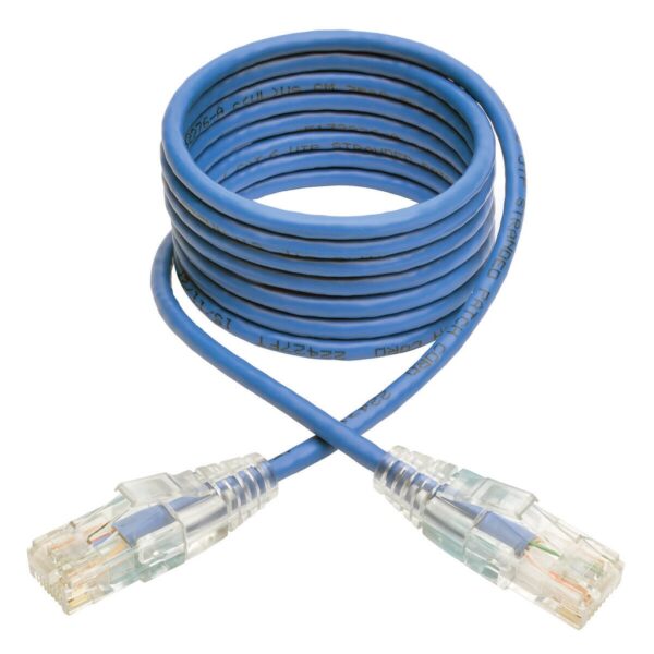 37af1b1e09f3c7fc653c6aacdc82589e Tripp Lite series Cat6 Gigabit Snagless Slim UTP Ethernet Cable (RJ45 M/M), PoE, Blue, 5 ft. (1.52 m)